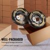 Electric Trailer Brake Assembly, 12" x 2", 1 Pair Self-Adjusting Electric Brakes Kit for 7000 lbs Axle, 5-Hole Mounting