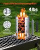VEVOR Charcoal Chimney Starter, 4 lbs Large Capacity Coal Fireplace, Heavy Duty BBQ Steel Chimney Starter for Charcoal Grill and Barbecues