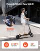VEVOR Electric Scooter, 500W Motor, 10-Inch Tires, 24 MPH Top Speed, 25 Miles Range, Folding E-Scooter for Adults with Dual Braking