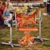 Electric BBQ Rotisserie Grill Kit, 46 Inch 90 lbs Capacity, Automatic 42W Motor Height Adjustable Universal Roaster Stand