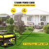 50' 50A RV Camp Power Cord Generator Cord 6/3 + 8/1 AWG NEMA 14-50P to Bare Wire