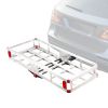 49.4 x 22.4 x 7.1 in Hitch Cargo Carrier, 500lbs Loading Capacity Trailer Hitch Mounted Cargo Basket