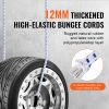 6 Piece Bungee Cords with A3 Steel Hooks, 72 Inch Heavy Duty Bungee Straps, 12 mm Elastic Bungee Ropes Set for Camping, Tarps, Motorcycle