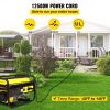 40' 50A RV Camp Power Cord Generator Cord 6/3 + 8/1 AWG NEMA 14-50P to Bare Wire