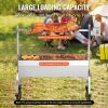 Rotisserie Grill, BBQ Whole Pig Lamb Goat Charcoal Spit Grill, 46 Inch 132 Lbs Capacity