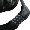 Bike Cable Lock 4 Digit Combination Bicycle Lock 6FT Long Heavy Duty Anti Theft Password Lock Waterproof Coated Steel Cable for Road Bike Electric Sco