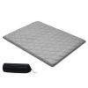 Japanese Tatami Mat, Queen Size Foldable Japanese Tatami Mattress, Futon Mattress with Storage Bag & Fastener, 9-Layer Floor Mat for Sleeping